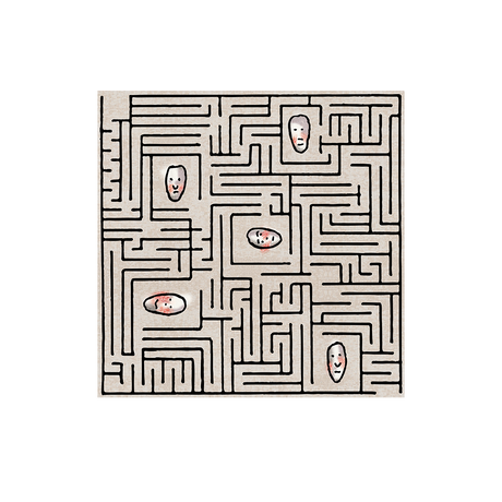 Tappeto Labyrinth Qeeboo