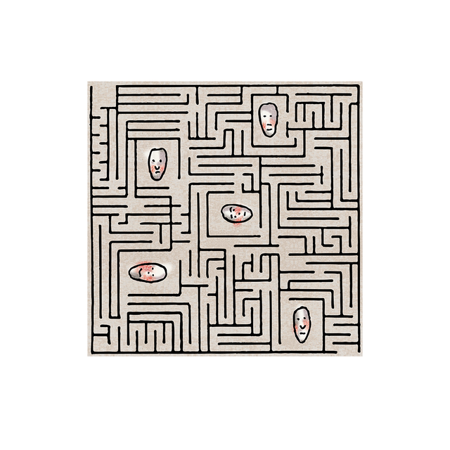 Tappeto Labyrinth Qeeboo