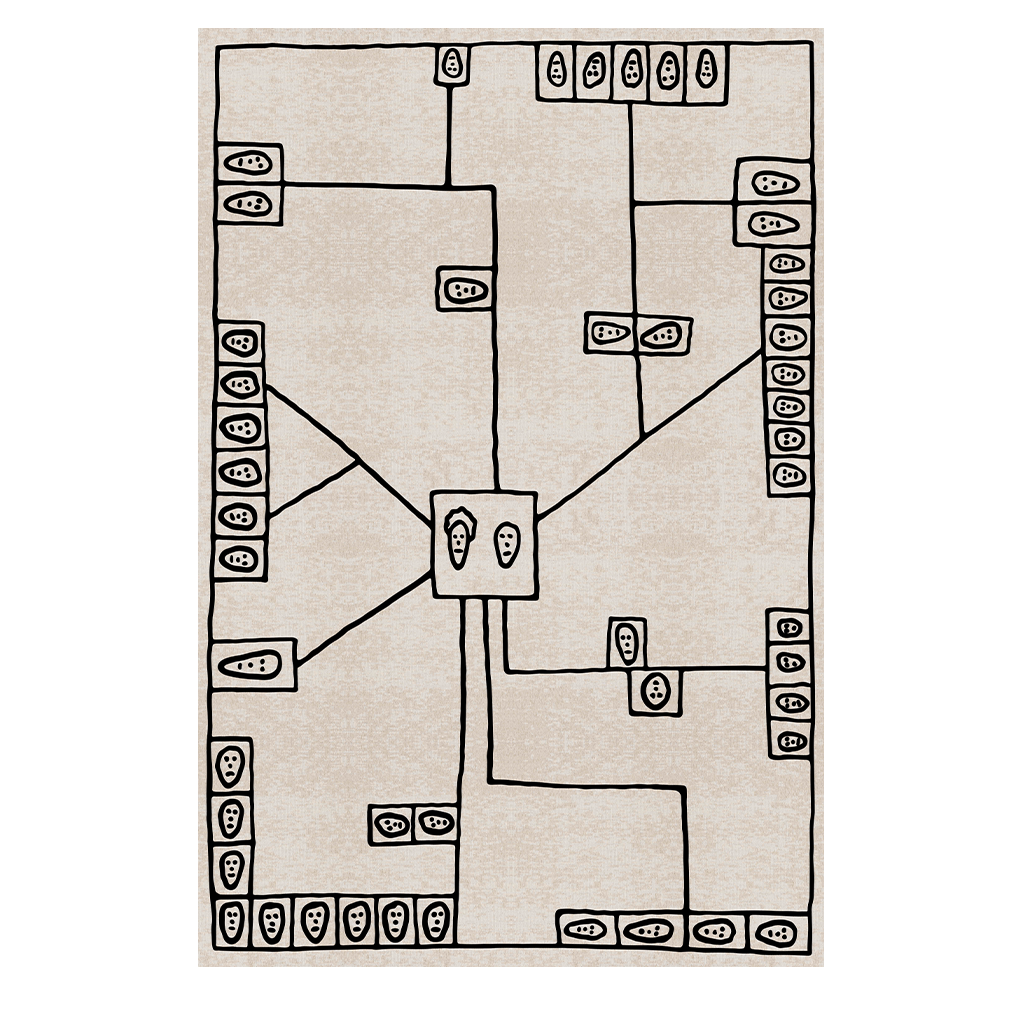 Tappeto Map Qeeboo