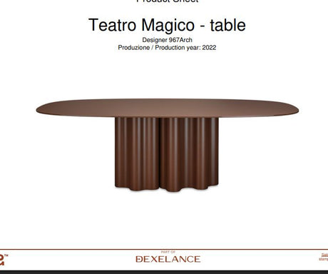 Tavolo Teatro Magico - Saba Italia