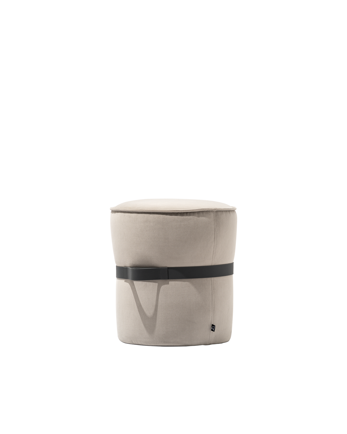 Pouf Pof Connubia in tessuto Mat sabbia