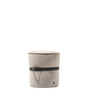 Pouf Pof Connubia in tessuto Mat sabbia