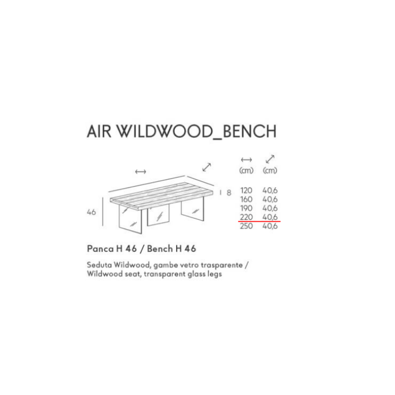 Panca Air Wildwood - LAGO