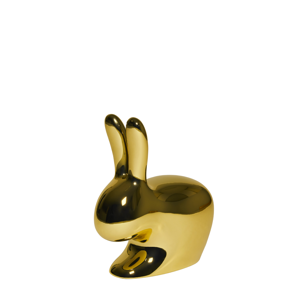 Sedia Rabbit Baby Metal Finish Qeeboo