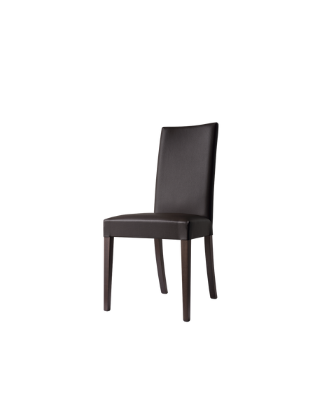 Sedia Copenhagen Connubia in legno con seduta imbottita