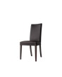 Sedia Copenhagen Connubia in legno con seduta imbottita