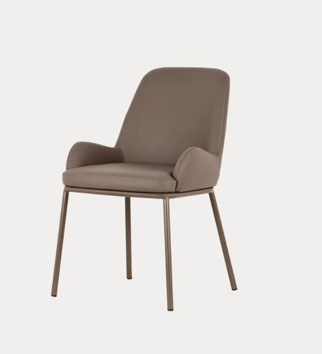 Sedia imbottita con braccioli FLAIR - Connubia