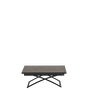 Tavolino trasformabile Magic-J Connubia nero con piano Vulcano