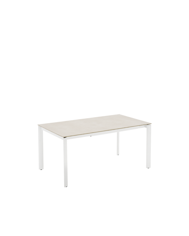 Tavolo allungabile Eminence Evo Connubia bianco con piano in nobilitato Creta