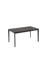 Tavolo allungabile Pentagon Fast Connubia nero con piano in ceramica