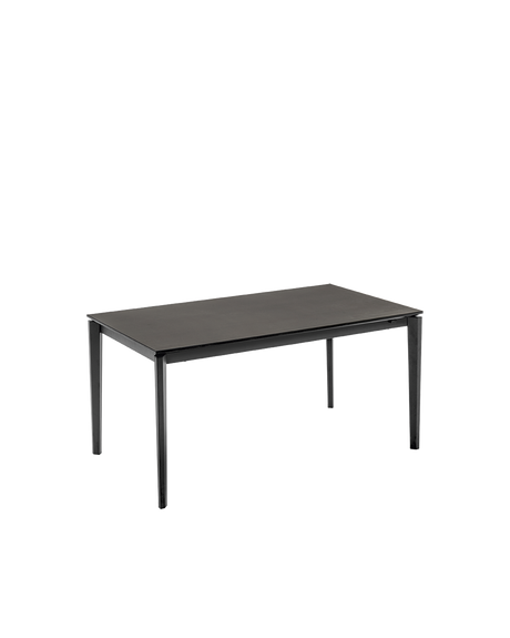 Tavolo allungabile Pentagon Fast Connubia nero con piano in ceramica