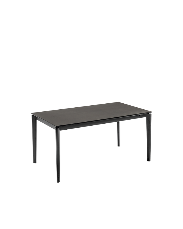 Tavolo allungabile Pentagon Fast Connubia nero con piano in ceramica