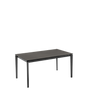 Tavolo allungabile Pentagon Fast Connubia nero con piano in ceramica