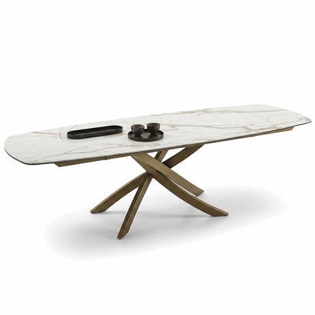 Tavolo Artistico allungabile a botte - Ceramica - Bontempi