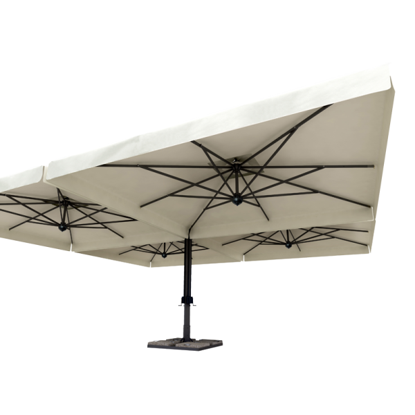 Struttura ombreggiante Alu Double Scolaro Parasol