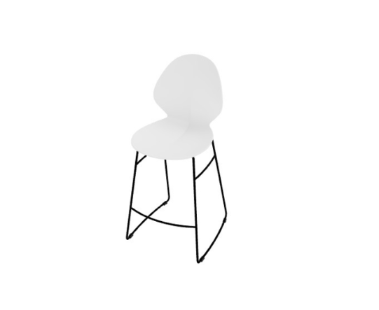 Sgabello Fisso Basil - Calligaris