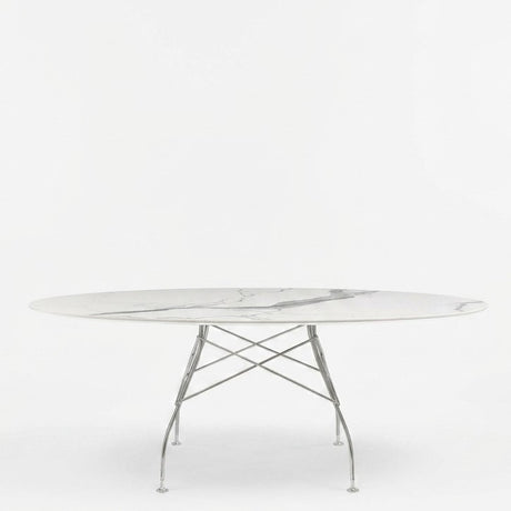 Tavolo Glossy Marmo Ovale - Kartell
