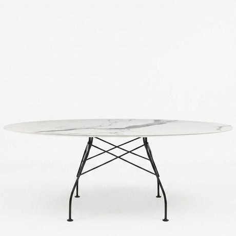Tavolo Glossy Marmo Ovale - Kartell
