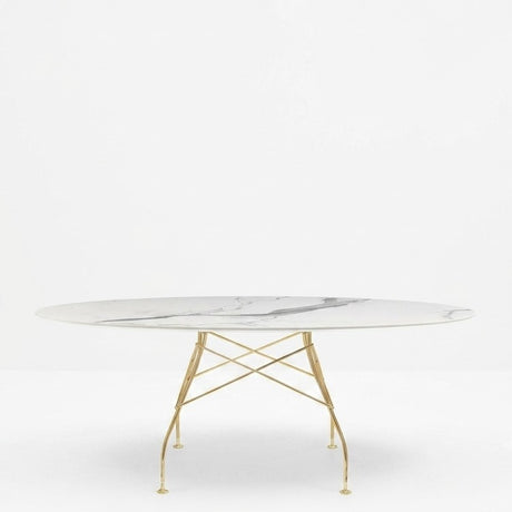 Tavolo Glossy Marmo Ovale - Kartell