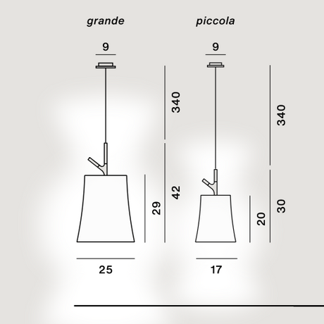 Lampada a sospensione Birdie - Foscarini