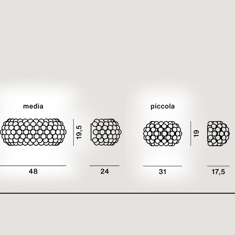 Lampada a parete Caboche Plus - Foscarini