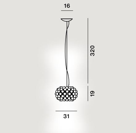 Lampada a sospensione Caboche Plus - Foscarini