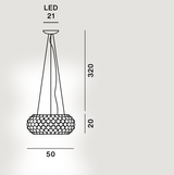 Lampada a sospensione Caboche Plus - Foscarini