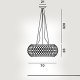 Lampada a sospensione Caboche Plus - Foscarini