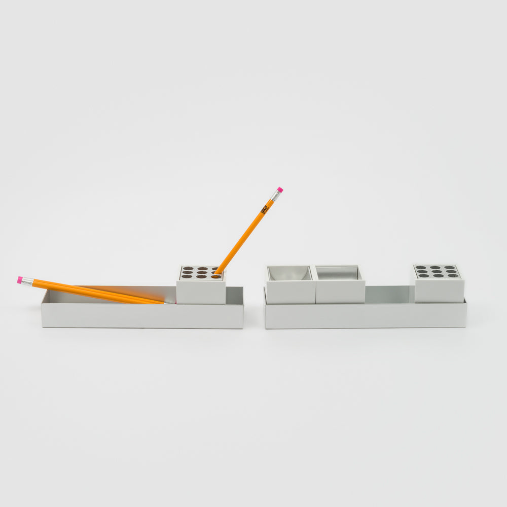 Canarie Danese Milano, set da scrivania di Bruno Munari