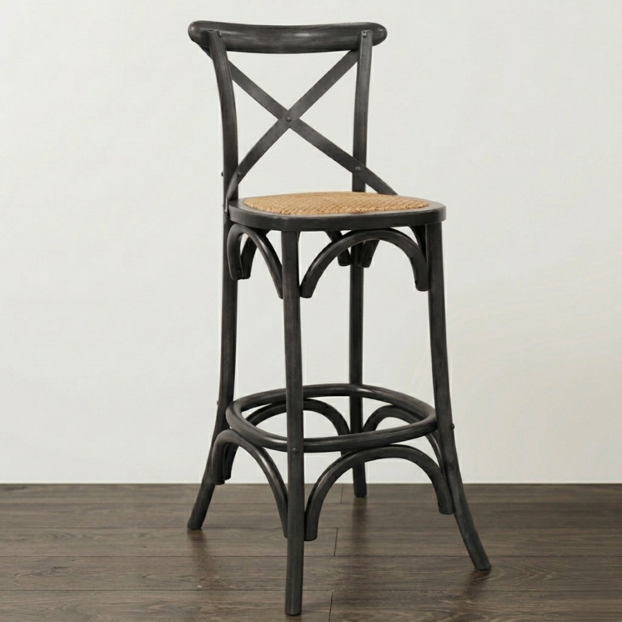 Sgabello in legno per bar o ristoranti Classic - Pozzoli