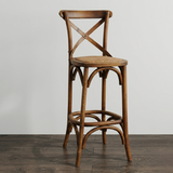 Sgabello in legno per bar o ristoranti Classic - Pozzoli