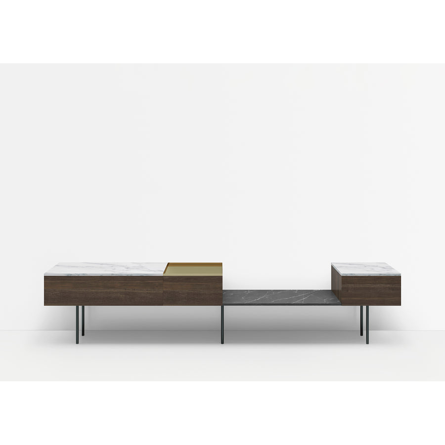 Consolle componibile Moodboard Acerbis design Massimo Mariani