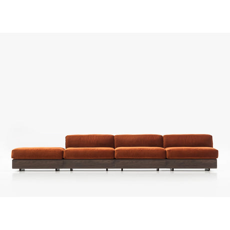 Divano modulare Life Acerbis in legno design Roberto Monsani