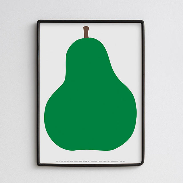 Due, la Pera (50x70) Danese Milano, stampa serigrafica di Enzo Mari