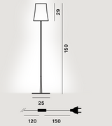 Lampada da terra Birdie Easy - Foscarini