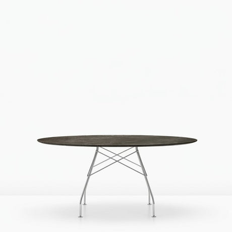 Tavolo Glossy Marmo Ovale - Kartell