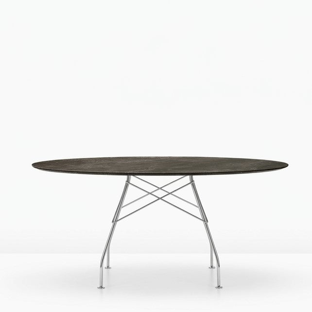 Tavolo Glossy Marmo Ovale - Kartell