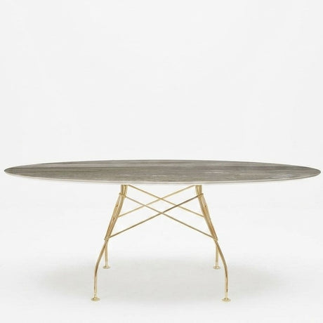 Tavolo Glossy Marmo Ovale - Kartell