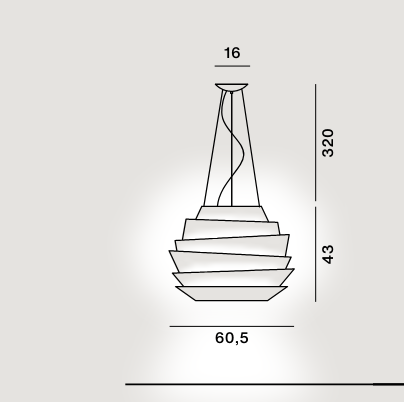 Lampada a sospensione Le Soleil - Foscarini