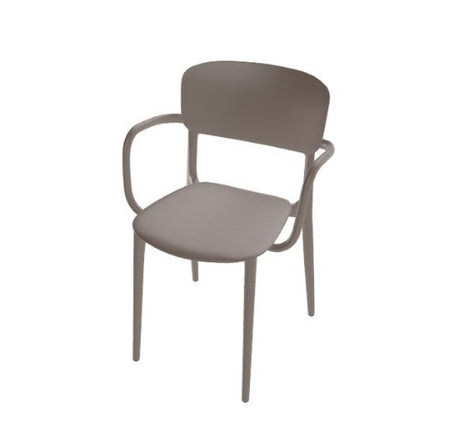 Sedia impilabile con braccioli Liberty - Calligaris