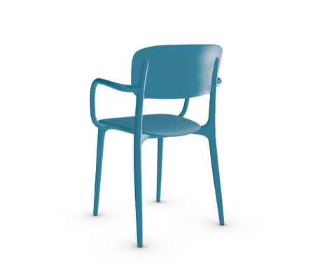 Sedia impilabile con braccioli Liberty - Calligaris