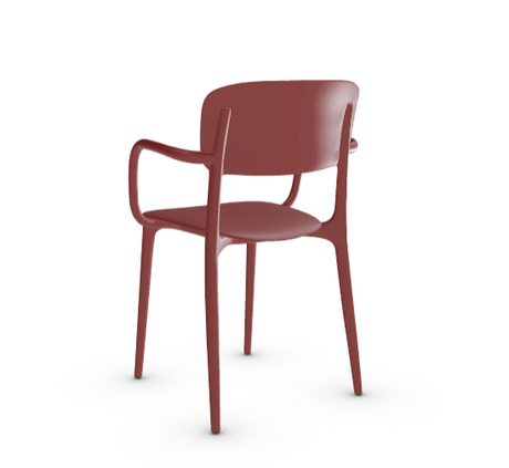 Sedia impilabile con braccioli Liberty - Calligaris