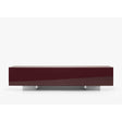 Madia Ludwig Acerbis laccata con fianchi in acciaio design Lodovico Acerbis