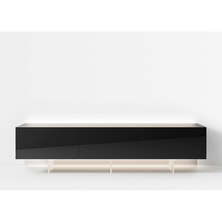 Madia NC Sideboard Acerbis retroilluminata design Lodovico Acerbis