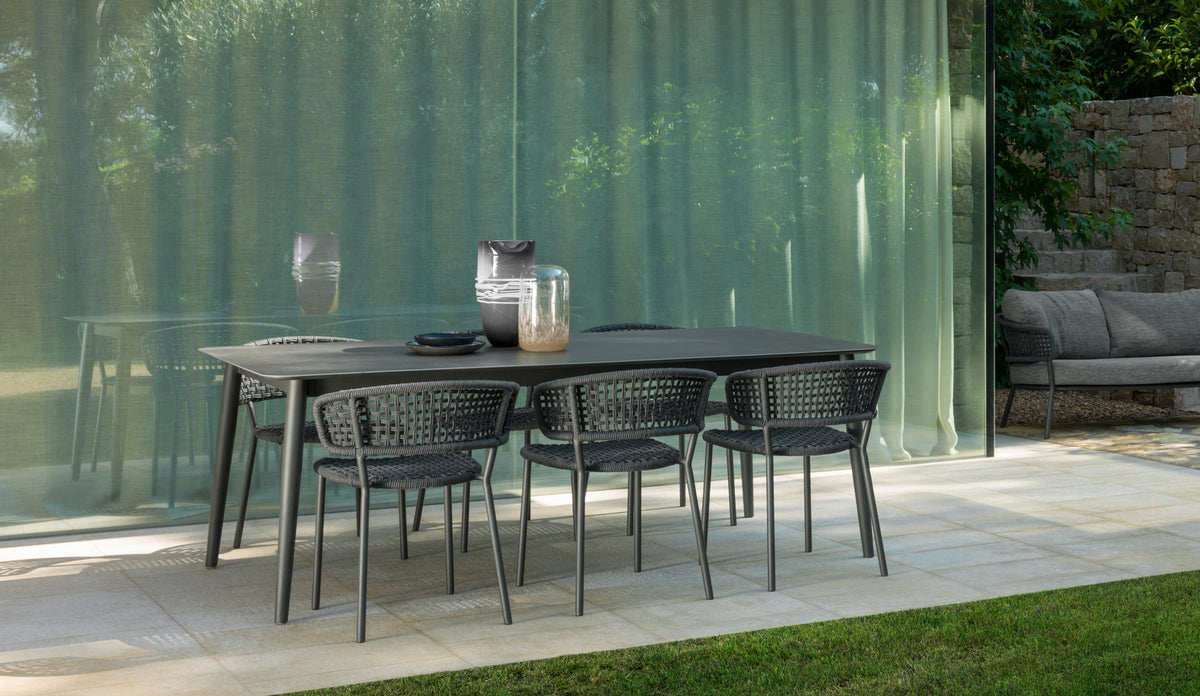Tavolo allungabile Moon Alu ceramica - Talenti