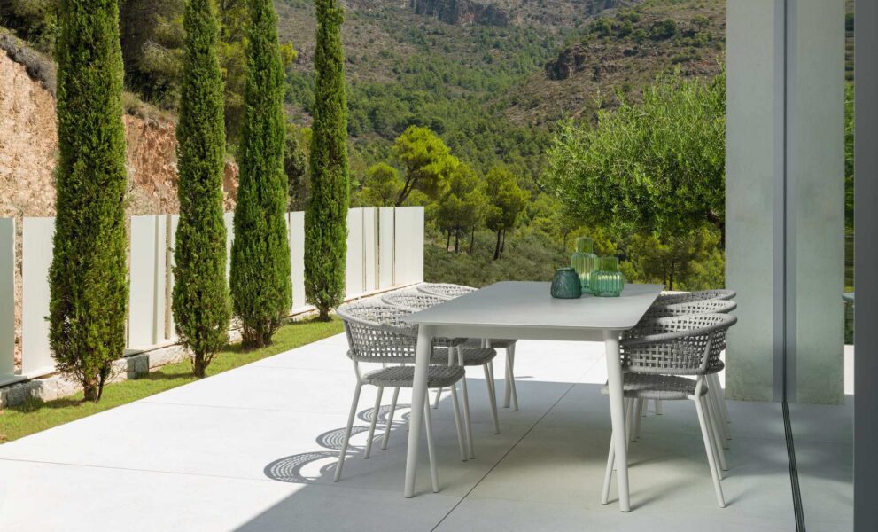 Tavolo allungabile Moon Alu ceramica - Talenti