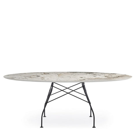 Tavolo Glossy Marmo Ovale - Kartell