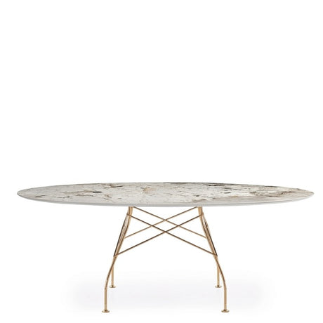 Tavolo Glossy Marmo Ovale - Kartell