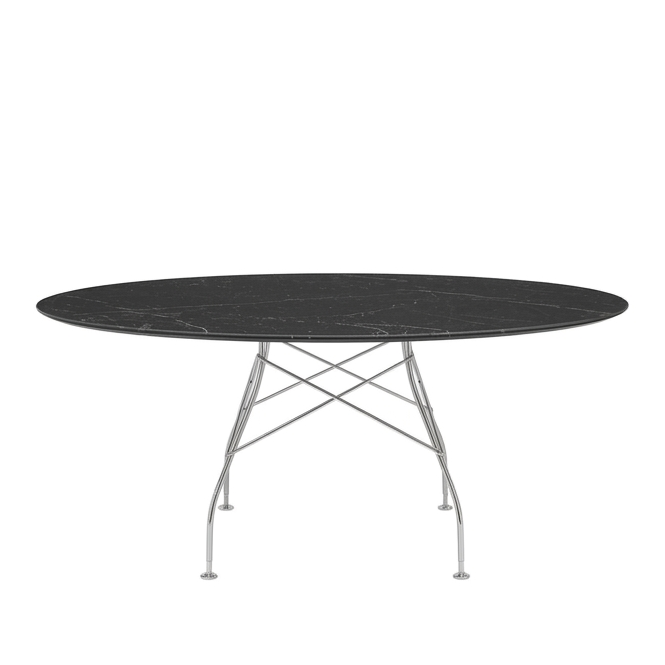 Tavolo Glossy Marmo Ovale - Kartell