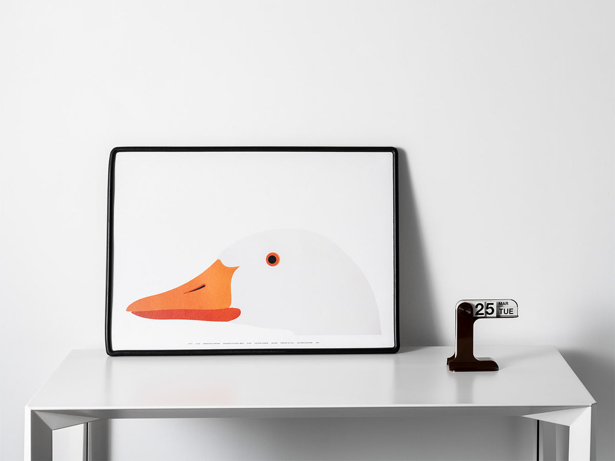 Otto, l'Oca (50x70) Danese Milano, stampa serigrafica di Enzo Mari